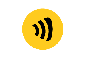 Name.page rounded icon with brand background