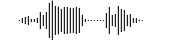 An audio waveform visual representing the name pronunciation for Name.page’s 'Name of the Day' feature.
