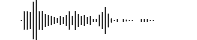 An audio waveform visual representing the name pronunciation for Name.page’s 'Name of the Day' feature.